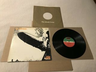 Led Zeppelin - Self Tilted Lp - 1969 Atlantic 1st Press No Bar Code Sd 19126
