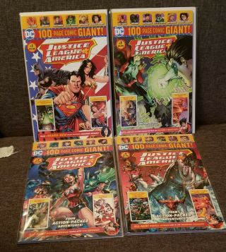 Dc 100 - Page Giant Walmart Exclusive Justice League Of America 1 - 4 - Never Read