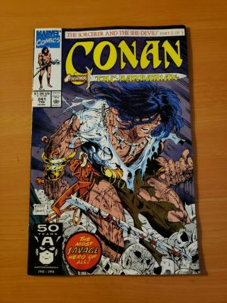Conan The Barbarian 241 Direct Market Edition Near Nm 1991 Marvel