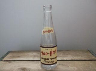 Vintage 1950 Yoo - Hoo Chocolate Beverage Acl Soda Bottle,  Palmyra,  Pa 3 Color