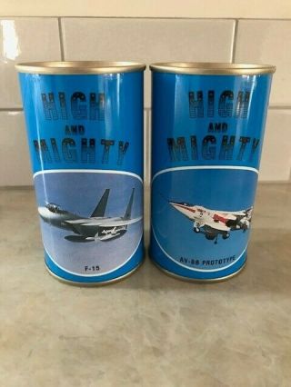 High And Mighty Beer Cans Air Empty August Schell