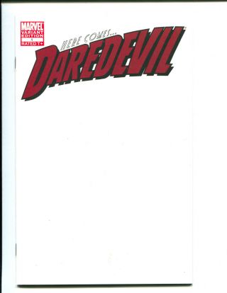 Daredevil 1 Vol 3.  Blank Sketch Variant 2011