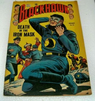 Blackhawk 72 - - Quality Comic Publication - - January 1954