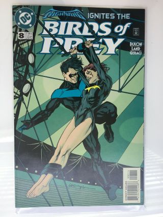 Dc Comics Birds Of Prey Vol.  1 8 Batgirl Nightwing Kiss (1999)