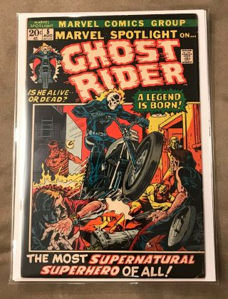 Marvel Spotlight 5 Fn 1st Appearance The Ghost Rider Marvel Comics 1972