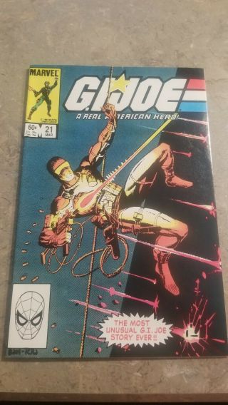 G.  I.  Joe 21 Ungraded Almost White Pages First Appearance Of Storm Shadow