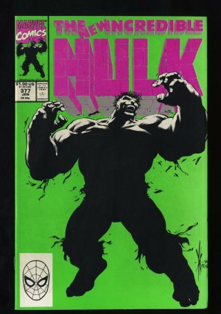 Incredible Hulk 377 Nm 9.  4 1st Professor Hulk