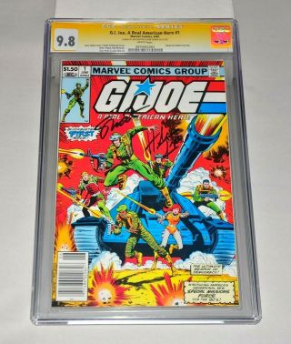 G.  I.  Joe A Real American Hero 1 Cgc 9.  8 White Pages Ss Jim Shooter Herb Trimpe