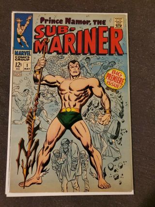 Sub - Mariner 1 Key Silverage Stunning Black Panther 2 Villian Comics.