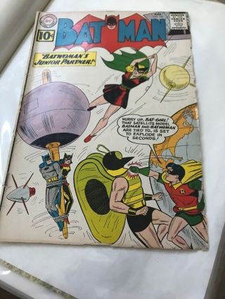 1961 Silver Age Dc Comics Batman No 141 Comic Book Vg