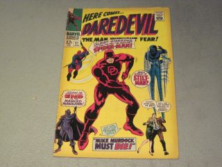 1967 Daredevil 27 Featuring Spider - Man Marvel Silver Age Fn/vf 7.  0