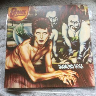 David Bowie - Diamond Dogs 1974 Rca Apl1 0576 Gatefold 33.  1/3 Rpm Lp Record