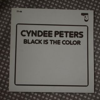 Audiophile Opus 3 Cyndee Peters Black Is The Color Lp Rare Nm