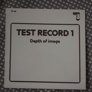 Audiophile Opus 3 Test Record 1 Depth Of Image Ortofon Nm Like.
