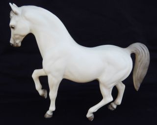 Vintage Breyer Glossy White Stallion Stepping Horse