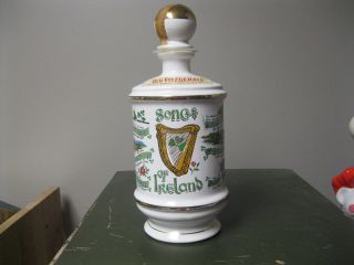 Old Fitzgerald Whiskey Decanters Songs Of Ireland And Counties Of Ireland