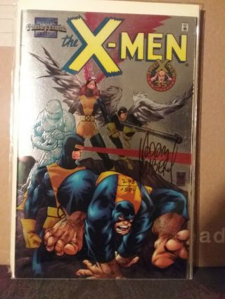 X - Men 1 Chromium 35th Anniversary Edition Signed By Adam Kupert W/coa