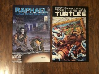 Teenage Mutant Ninja Turtles 3 (1986) Raphael Tmnt 1 Eastman 2nd Print Variant