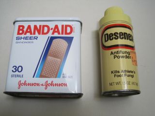 Vintage Metal Can Desenex Antifungal Powder,  Ca 1980 