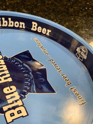 Vtg Pabst Blue Ribbon Beer Tray finest beer served.  anywhere Tray No 1023 5
