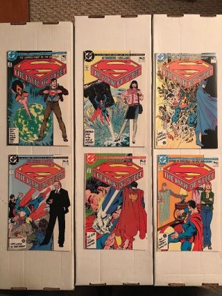 Man Of Steel (dc Comics 1986) Complete Series 1 2 3 4 5 6 Vf/nm