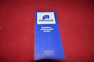 Fiat Allis Chalmers Conexpo 1975 Dealer 