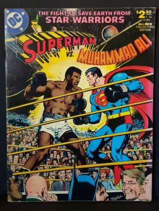 Superman Vs Muhammad Ali 1978 Dc Comics Collectors Edition Neal Adams