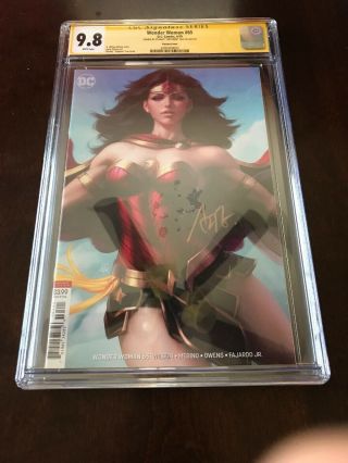 Wonder Woman 65 Variant Cgc 9.  8 Ss Signed By Stanley “artgerm” Lau