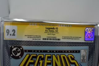 Legends 3 CGC 9.  2 Signed by Len Wein DC 1987 1st Appearance of Suicide Squad 2