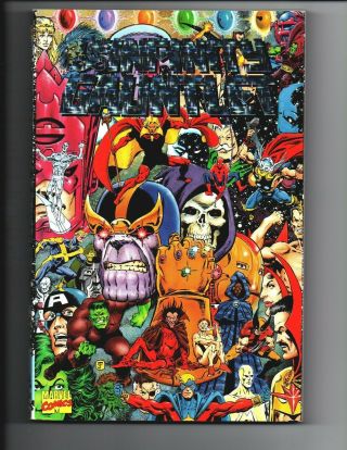 The Infinity Gauntlet Tpb - 1st Print Edition - Avengers - Thanos - 1992 - Near