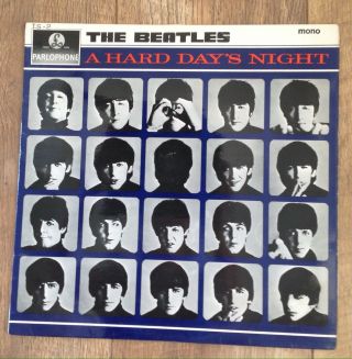 A Hard Days Night Vinyl Lp The Beatles 1964 Parlophone Mono