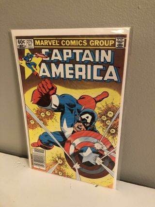 Captain America 275 Comic Book 1st 1st Baron Zemo Owner Nm 1982