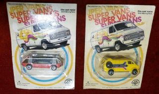 Vintage 1978 Zee Toys Van P341 Straight Arrow P344 Diecast Vans