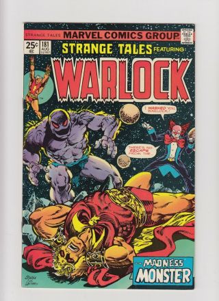 Warlock Strange Tale 181 7.  5 1st Full Gamora Thanos Avenger Endgame Infinity War