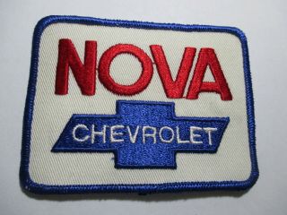 Chevrolet Nova Nos,  Vintage,  Rare,  Patch 4 X 3 Inches