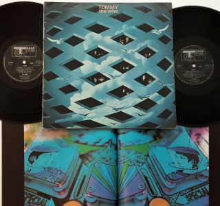 The Who - Tommy 2xlp 1969 Orig Uk Press Track Tri - Fold A2/b3/a3/b3 Booklet