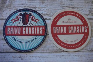 Beer Coaster: William And Scott Brewing Rhino Chasers Culver City,  Ca Closed