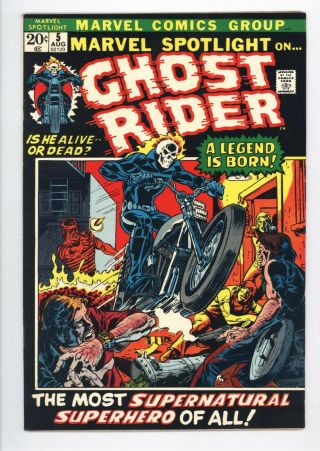 Marvel Spotlight 5 Vol 1 1st App Of Ghost Rider