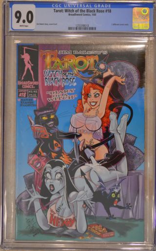 Tarot: Witch Of The Black Rose 18 (broadsword,  2003) Cgc 9.  0 - White Pages