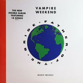 VAMPIRE WEEKEND LP x 2 Father Of The Bride ORANGE Coloured Vinyl Limited 3