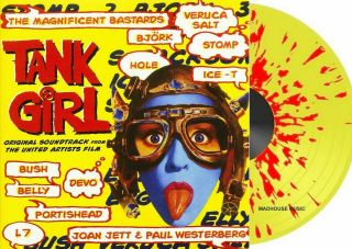 Tank Girl Soundtrack Red Splatter Vinyl Limited Ed - Urban Outfitters