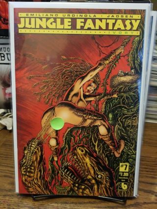 Boundless Jungle Fantasy Ivory 7 Natural Beauty Nude Variant Cover