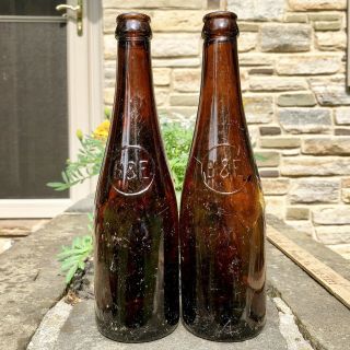 Pre - Pro Beer Bottles Bergner & Engel Philadelphia Pa Amber Early B&e