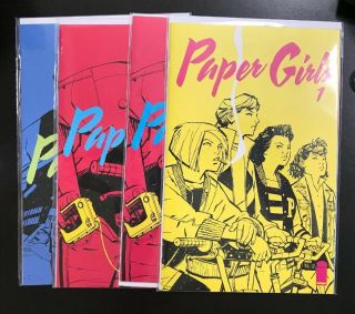 Paper Girls 1 2 3 Nm 1st Print Brian K.  Vaughan - Chang - Image Comics 4 Comics