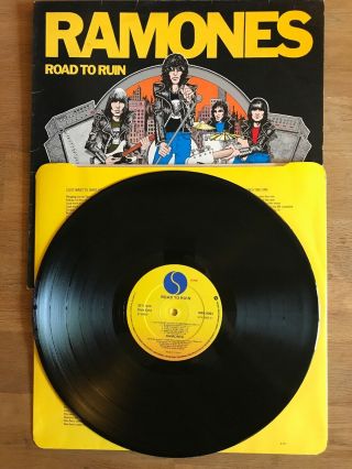 Ramones - Road to Ruin - Vinyl LP UK 1st Press 5
