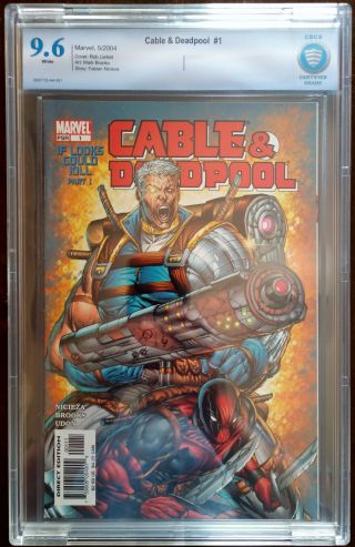 Cable & Deadpool 1 Cbcs 9.  6 Like Cgc White Book