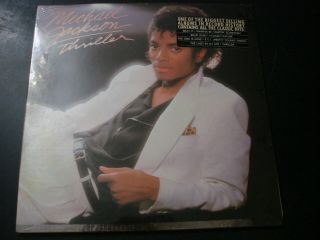 Michael Jackson Thriller Lp Record With Hype Sticker