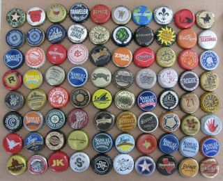 80 Different Mostly Obsolete/discontinued Micro Craft Beer Bottle Caps