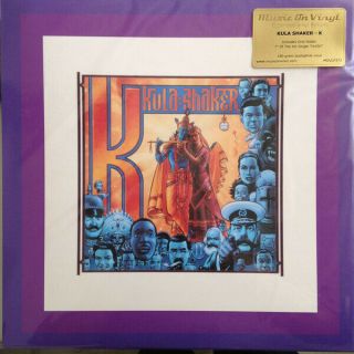 Kula Shaker ‎– K Vinyl Lp Plus Purple 7 " Single Of " Hush " 180gm