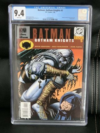 Batman Gotham Knights 5 Cgc 9.  4 Azrael Batgirl Dc Comics 2000,  Slab Nm